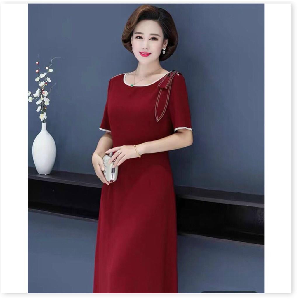 ĐẦM COTTON LẠNH SUÔNG VAI NƠ CÀI PHỤ KIỆN 1HIT1 FASHION