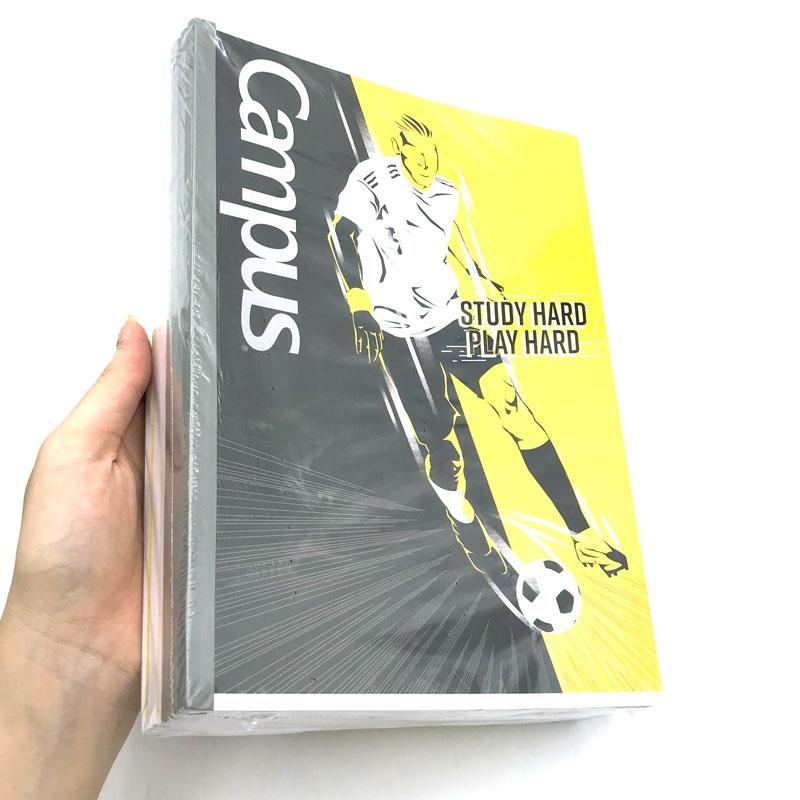 Tập Contrast B5 Kẻ Ngang Có Chấm 120 Trang ĐL 58-65g/m2 - Campus NB-BCON120 (Mẫu Màu Giao Ngẫu Nhiên)