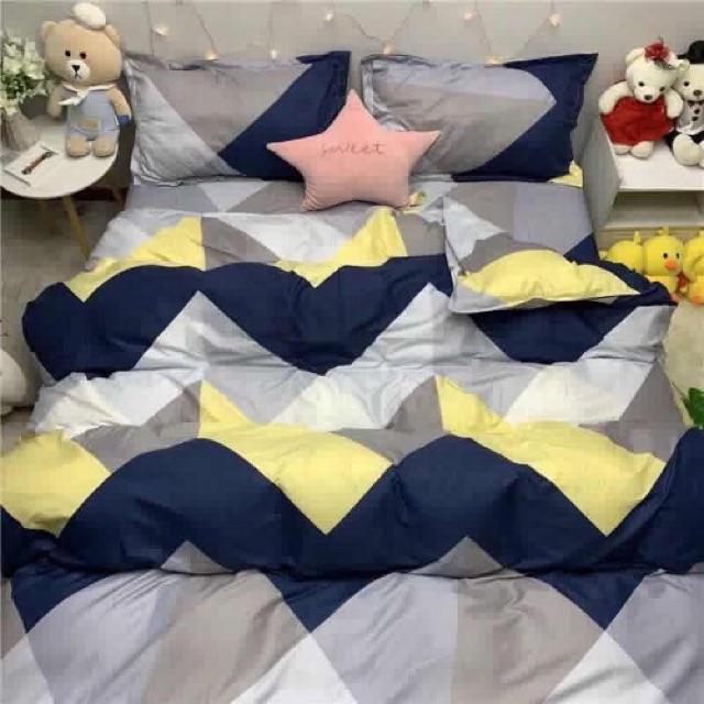 Set Cotton Poly Hoạ Tiết Hàng nhập nguyên set