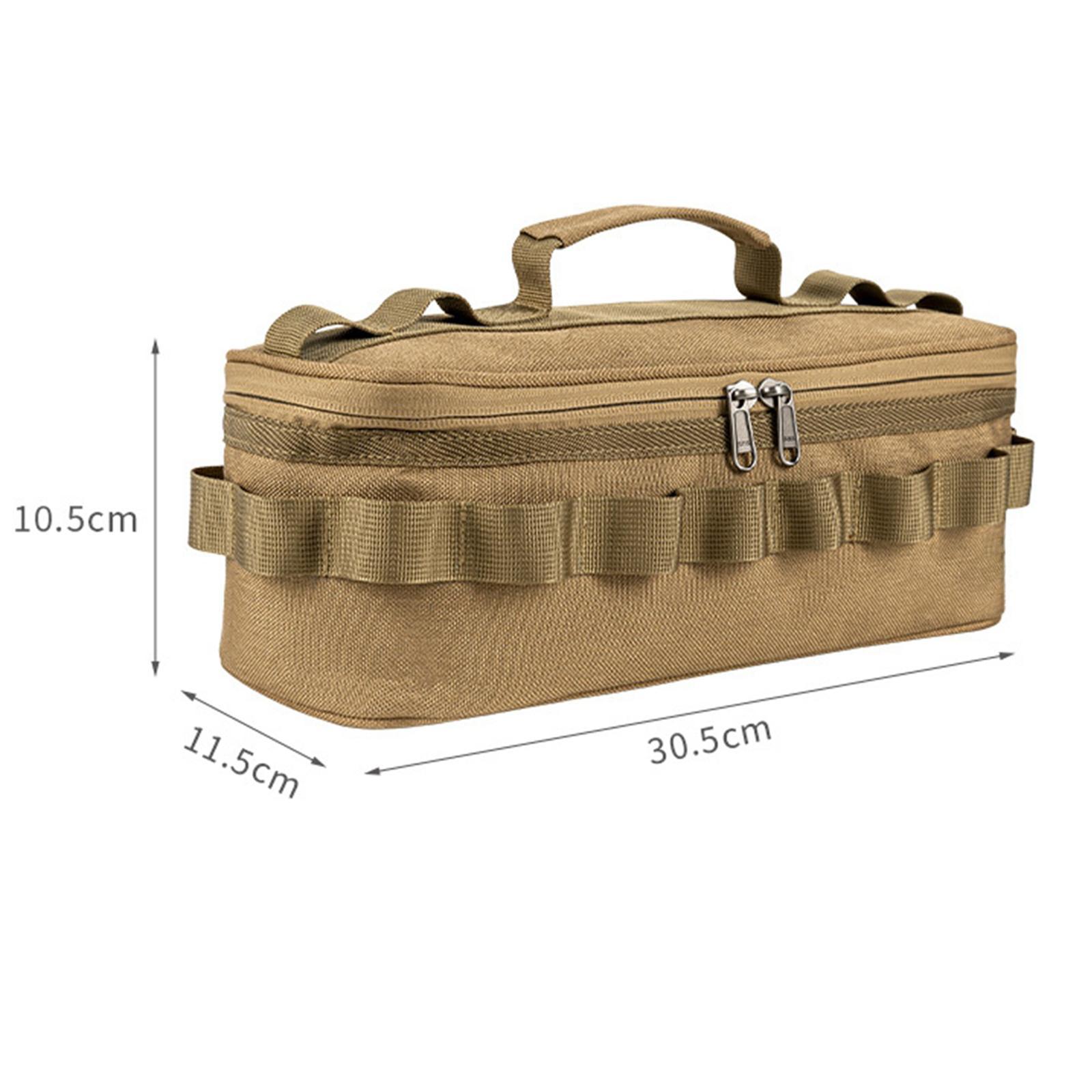 Camping Storage Bag Cookware Organizer Large Capacity Waterproof Durable Cooking Utensils Pouch Utility Tote Bag for BBQ Beach Travel Picnic