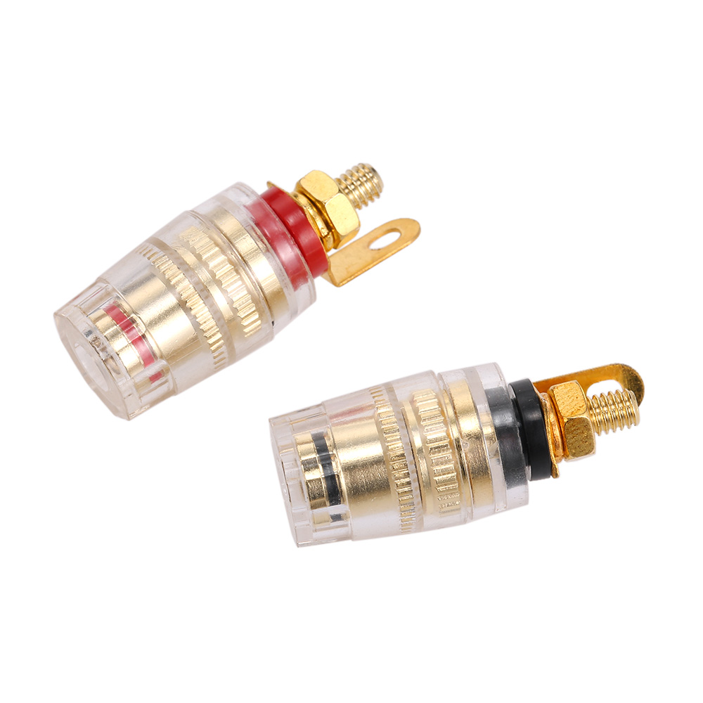 Đầu Nối Loa Bộ Khuếch Đại Đầu Cắm Chuối 4mm Màu Đen & Đỏ - Nhiều Màu
