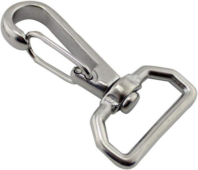 Móc lò xo bằng thép không gỉ 316 Marine Khóa vuông Kẹp an toàn khi lặn biển