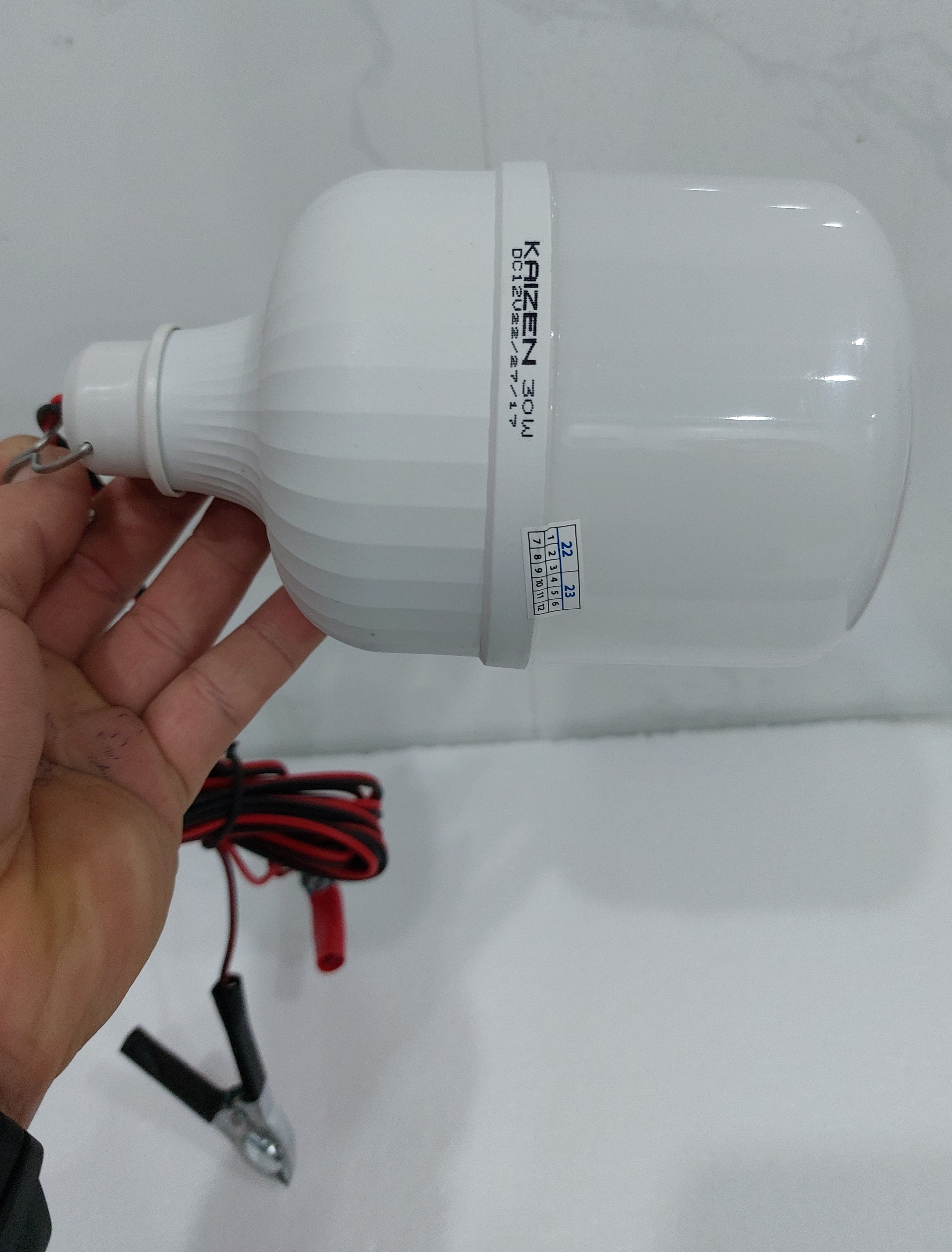 Bóng led kẹp bình acquy 12V 24w Siêu sáng