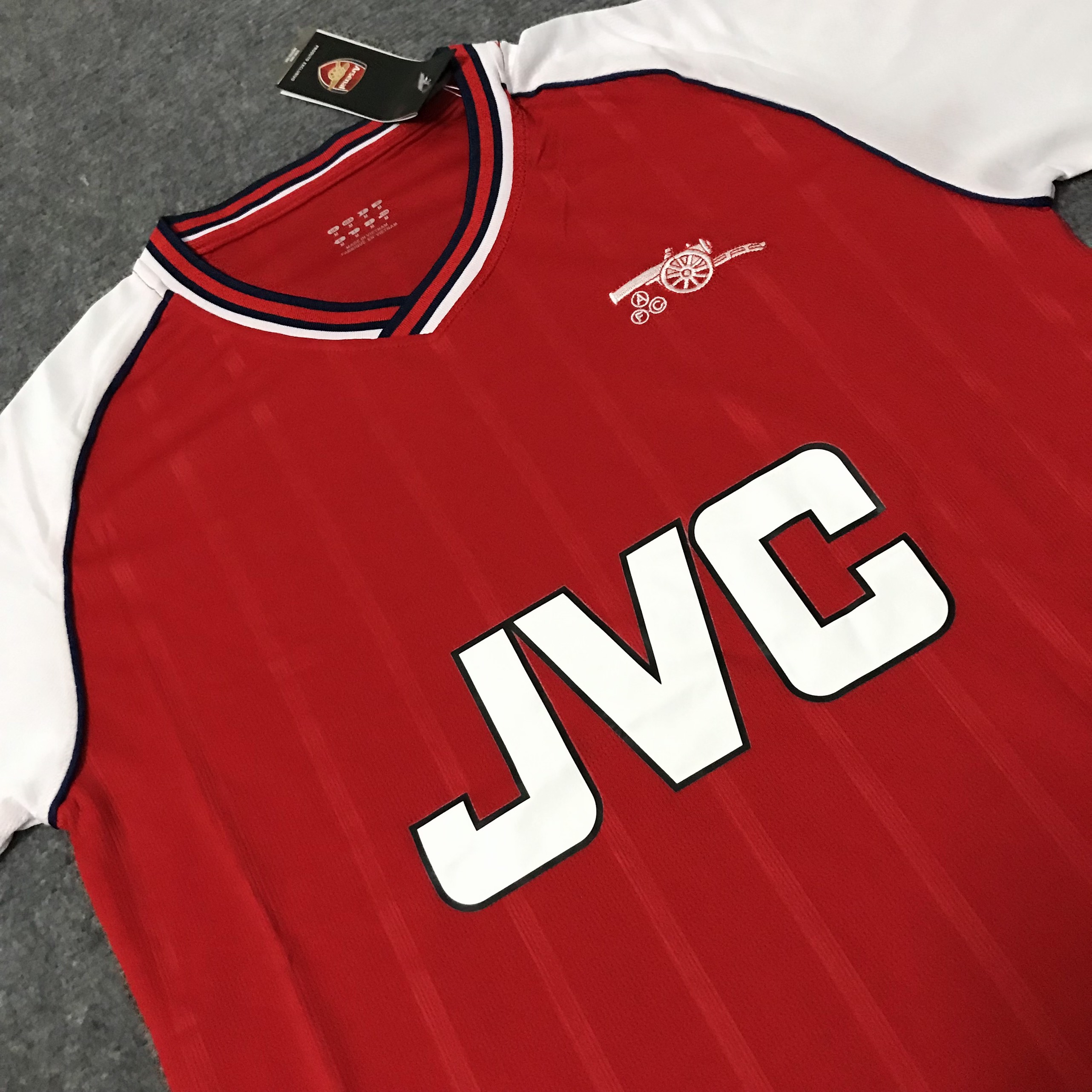 Bộ bóng đá vải thái ARSENAL JVC 1981 cao cấp - S