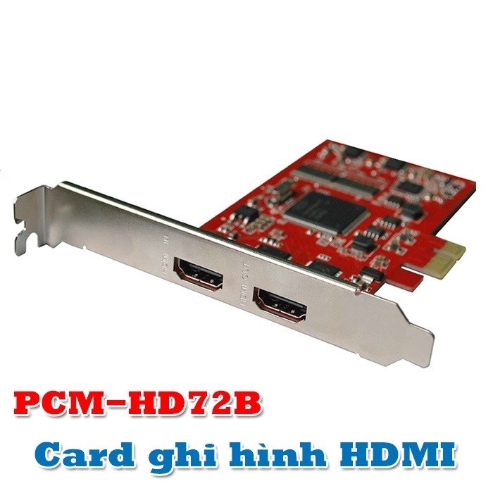 Card ghi hình hdmi Full 1080i PCM-HD72B chuẩn PCI-Express - Hàng Nhập kHẩu