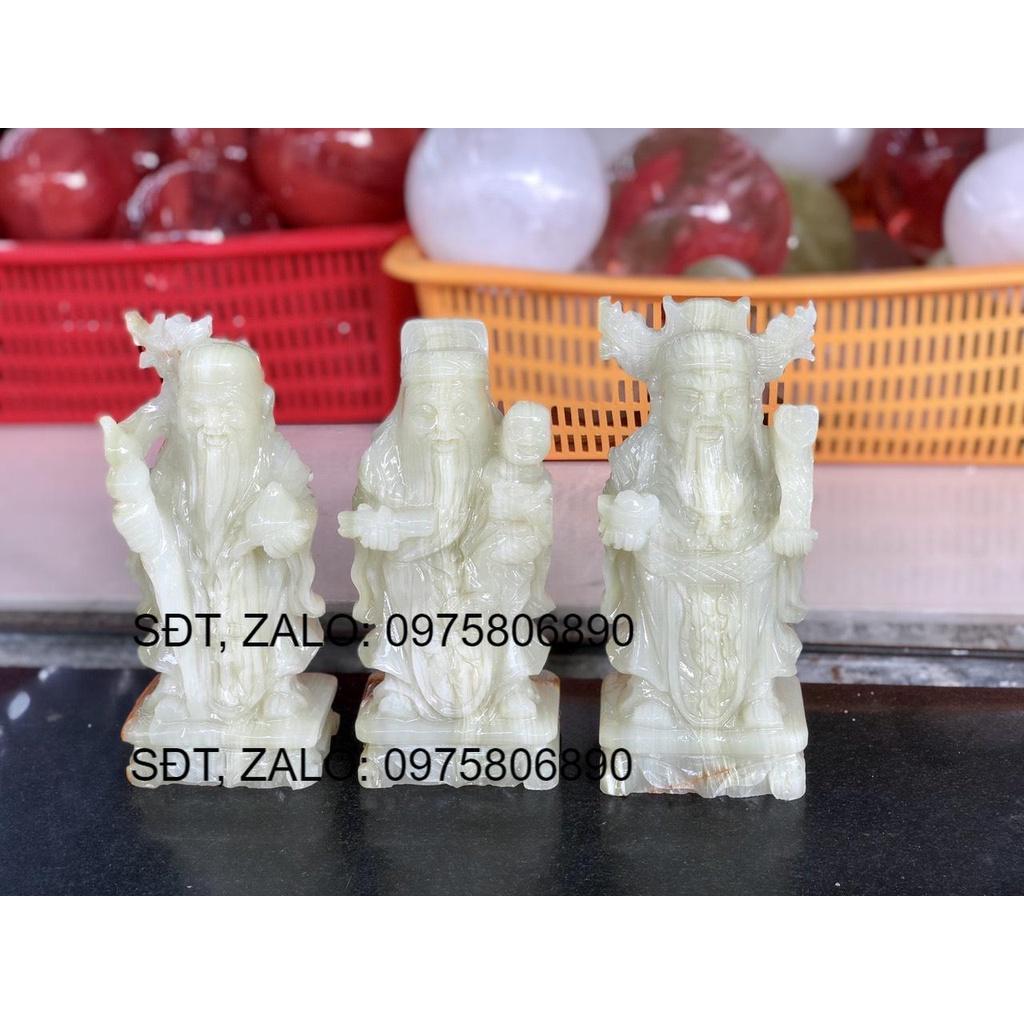 Bộ tam đa đá ngọc pakistan cao 20 cm