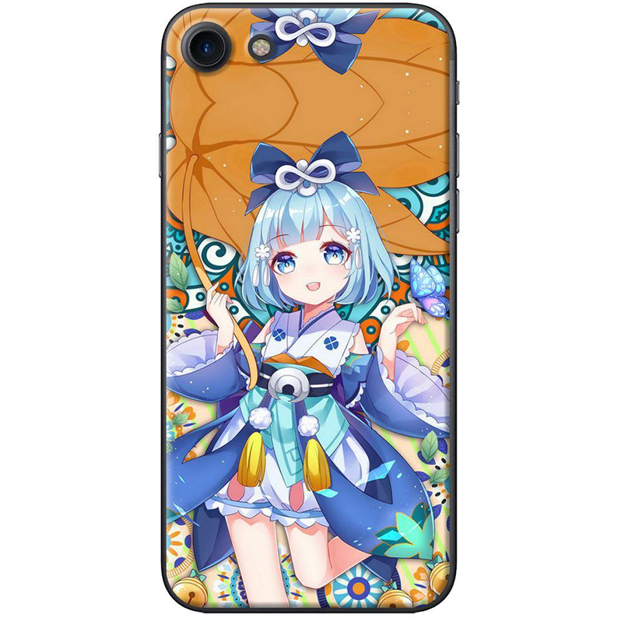 Ốp Lưng Dành Cho iPhone 7/8 Anime Cô Gái Đội Nón Vàng