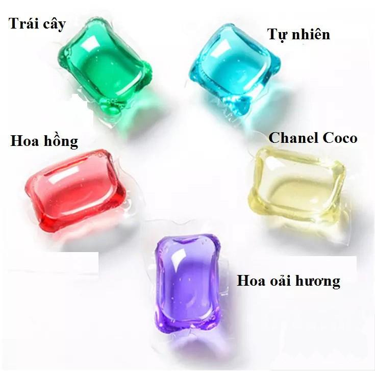 Hộp 30 viên giặt xả quần áo siêu sạch 3in1 Jielian Mengzhu