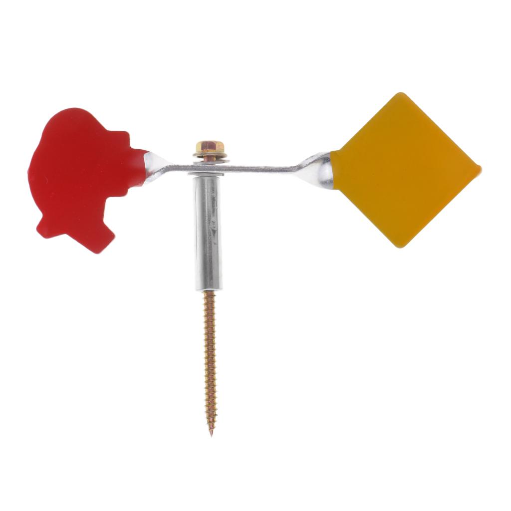 Stainless Steel Spinner Target Plinking Target Shooting Target 3mm Boar FOR Upright Surface, Wall, Tree, Stick