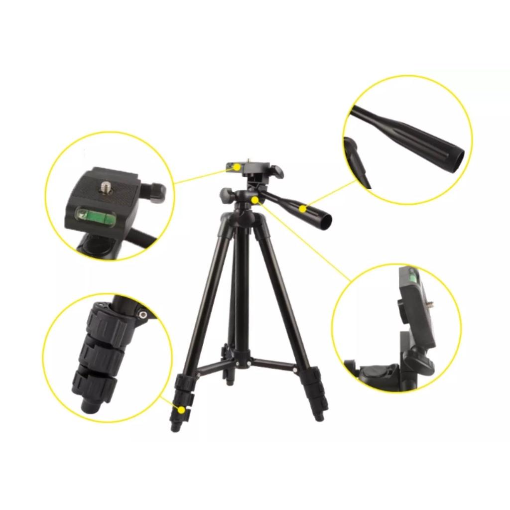 Gậy 3 chân tripod TF-3110 giá đỡ quay phim chụp ảnh chất liệu hợp kim nhẹ chắc chắn có sức chịu tải tốt dễ di chuyển