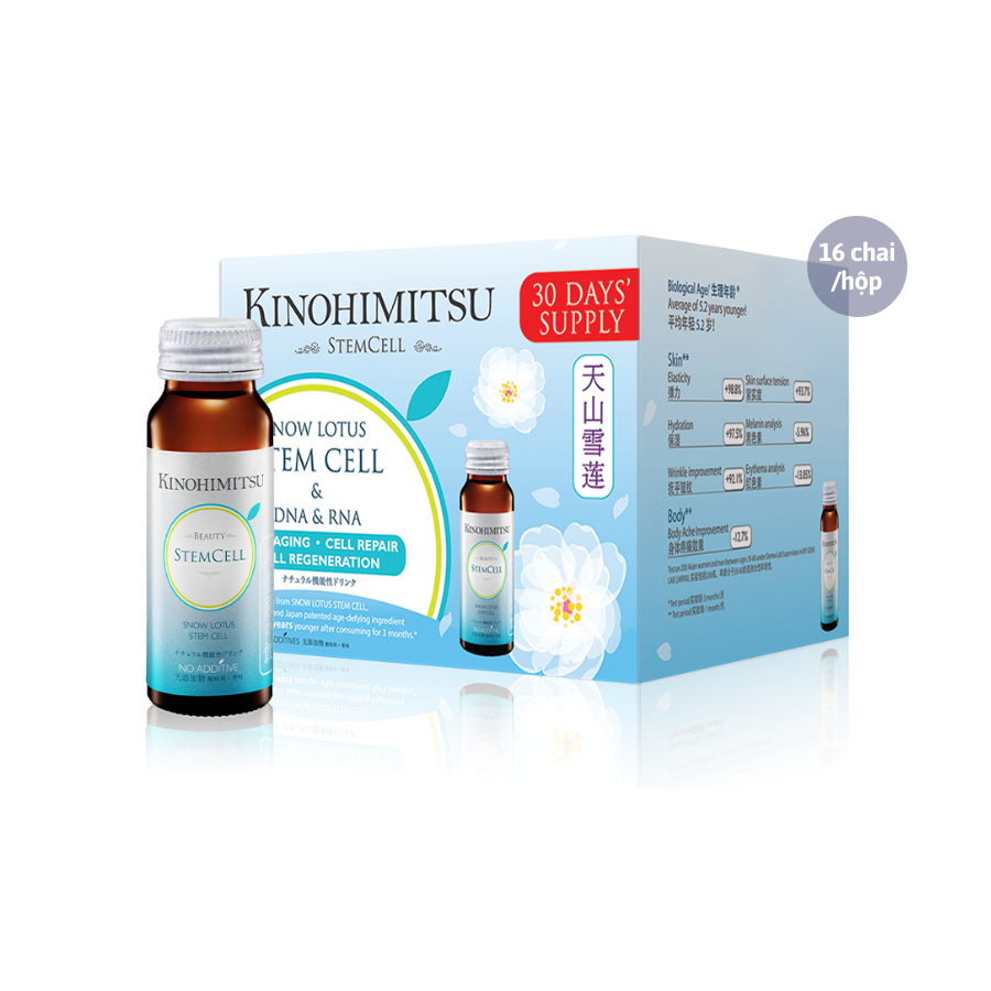 Nước Uống Collagen Chống Lão Hoá Kinohimitsu Stem Cell Drink