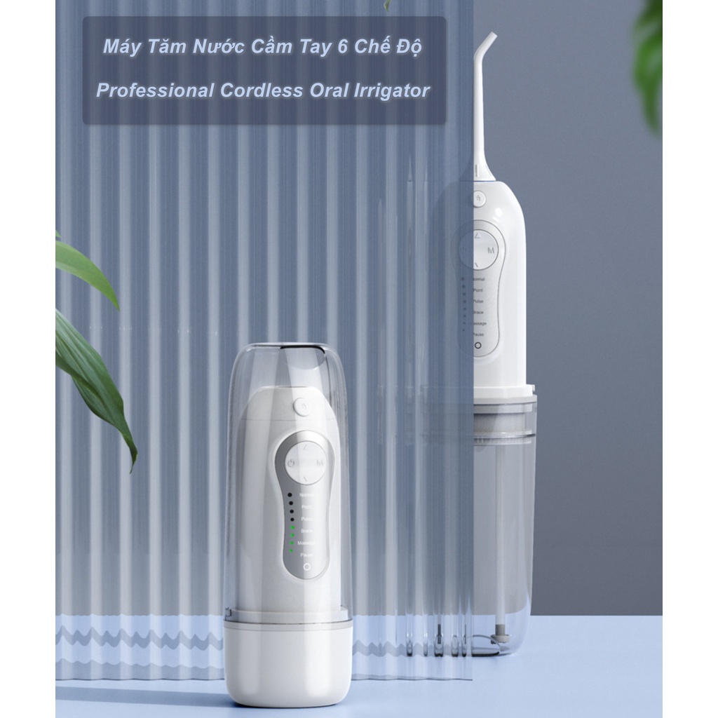 Máy Tăm Nước Professional Cordless Oral Irrigator 6 Level