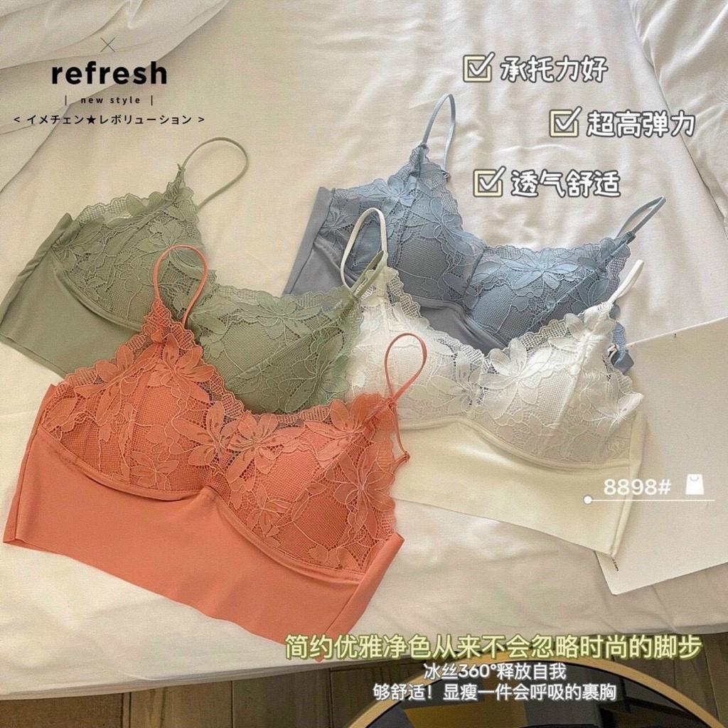 Áo Bra ren Áo Lót Nữ bralette họa tiết hoa gợi cảm tôn vòng một sexy quyến rũ