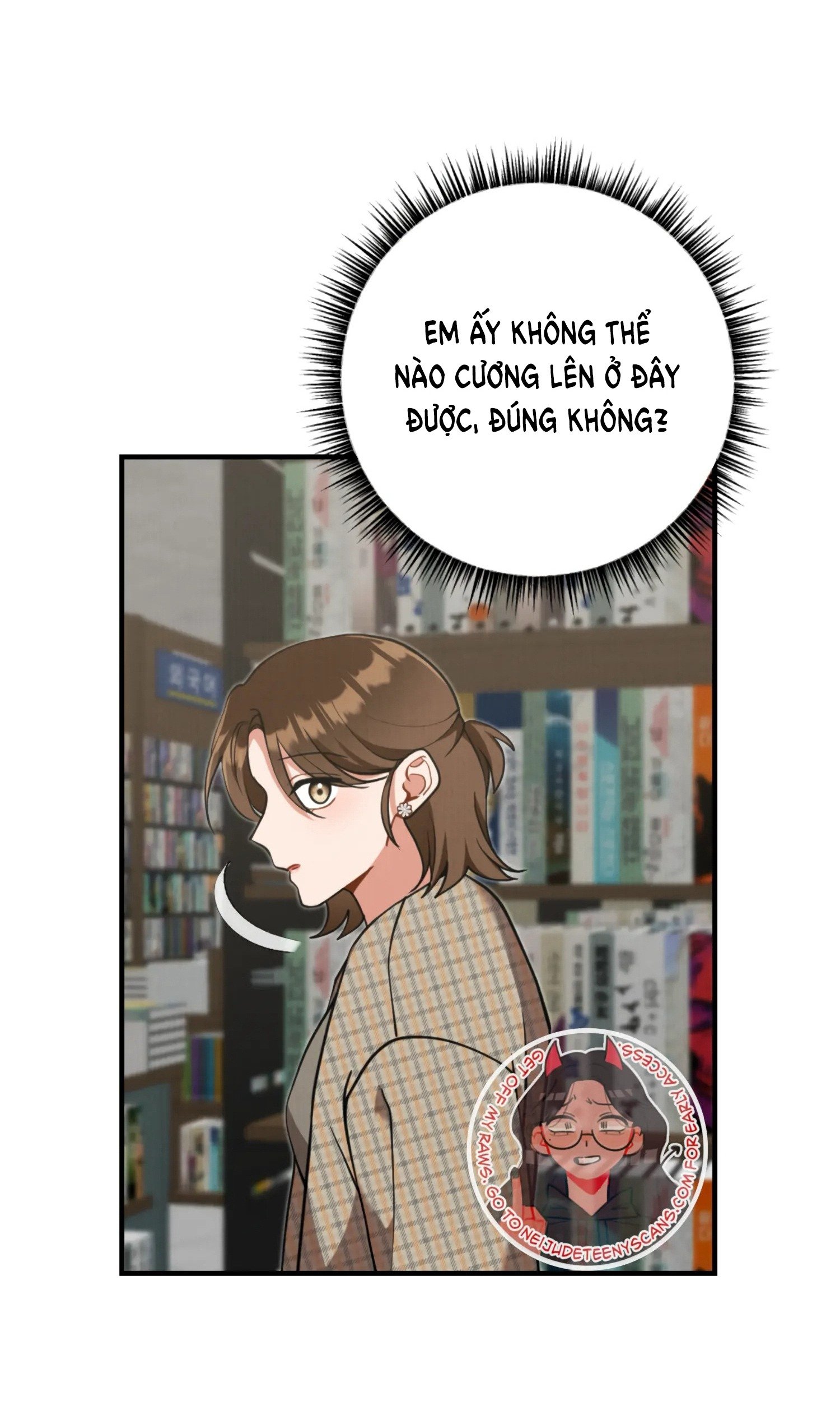 [18+] bạn của em trai không thể to như vậy! chapter 14.1 4