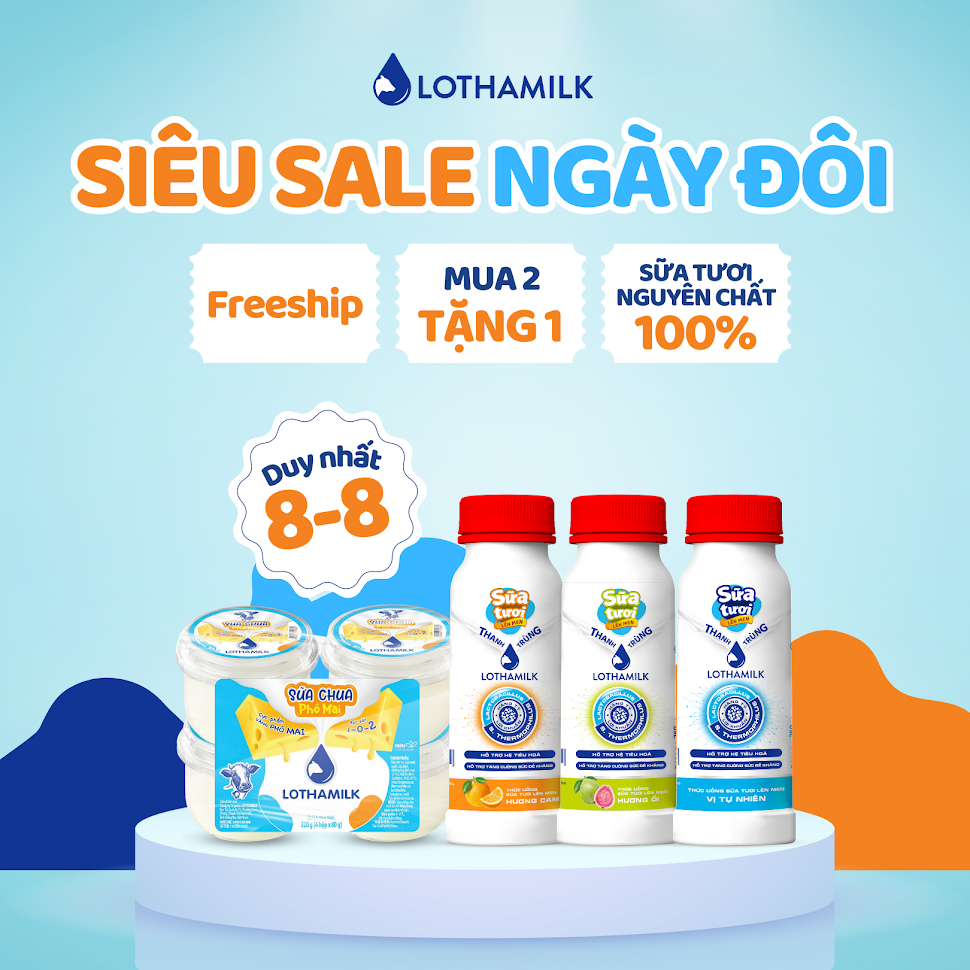 Sữa tươi lên men Lothamilk chai 250ml