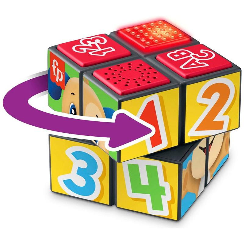 Đồ Chơi Rubik Với Nhạc Và Đèn Cho Bé - Fisher Price HJN95