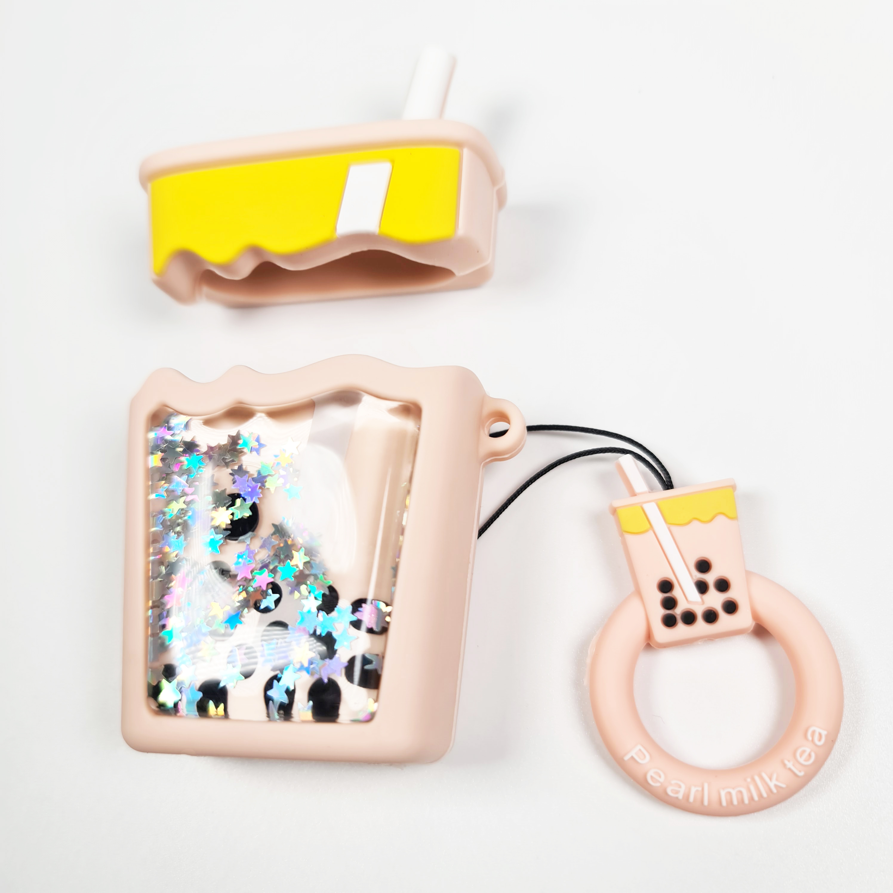 Bao Case Cho Airpods 1/ Airpods 2 Hình Ly Trà Sữa Cao Cấp Liquid