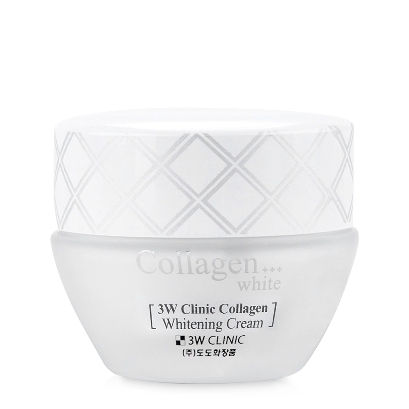 Combo dưỡng trắng da bổ sung collagen 3W Clinic (Collagen Whitening Clear Softener 150ml + Collagen Whitening Cream 60ml)