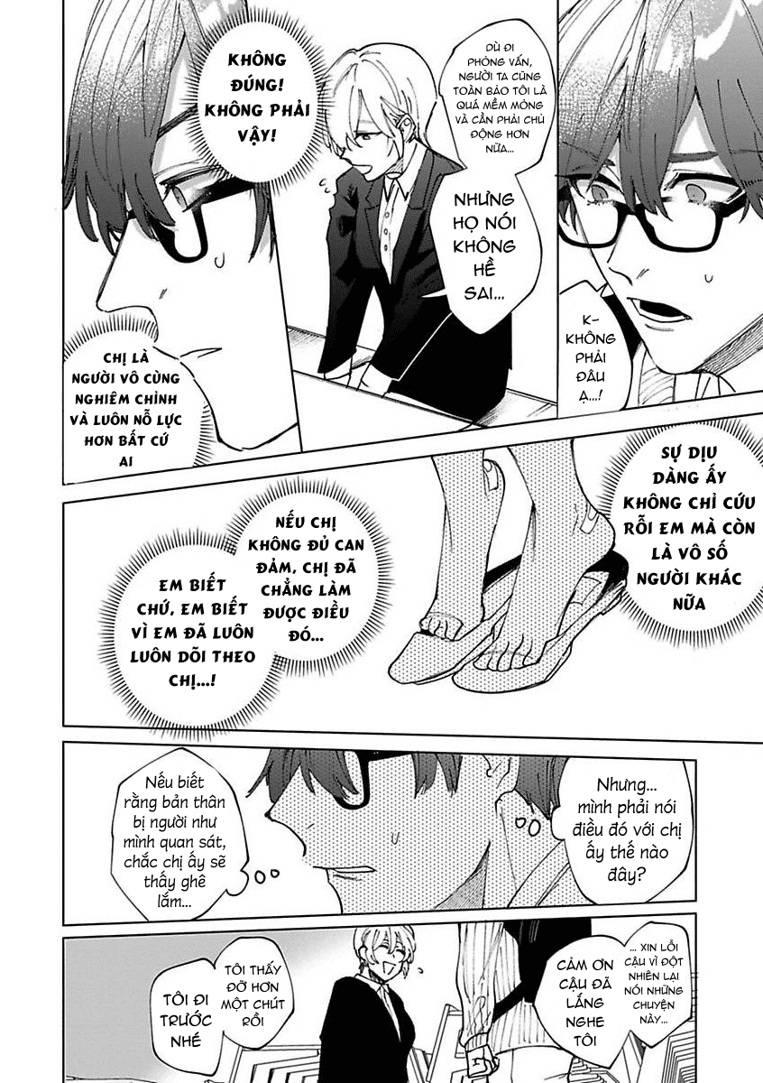 hậu bối yandere muốn cứu vớt ''nô lệ của tư bản'' chapter 5.1 13