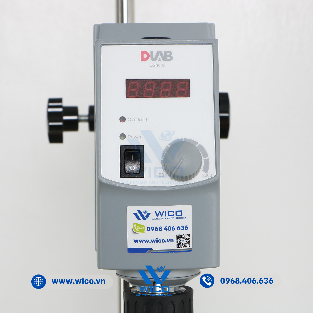 Máy Khuấy Đũa Hiển Thị Số Dlab OS20-S | 50 – 2200 vòng/phút