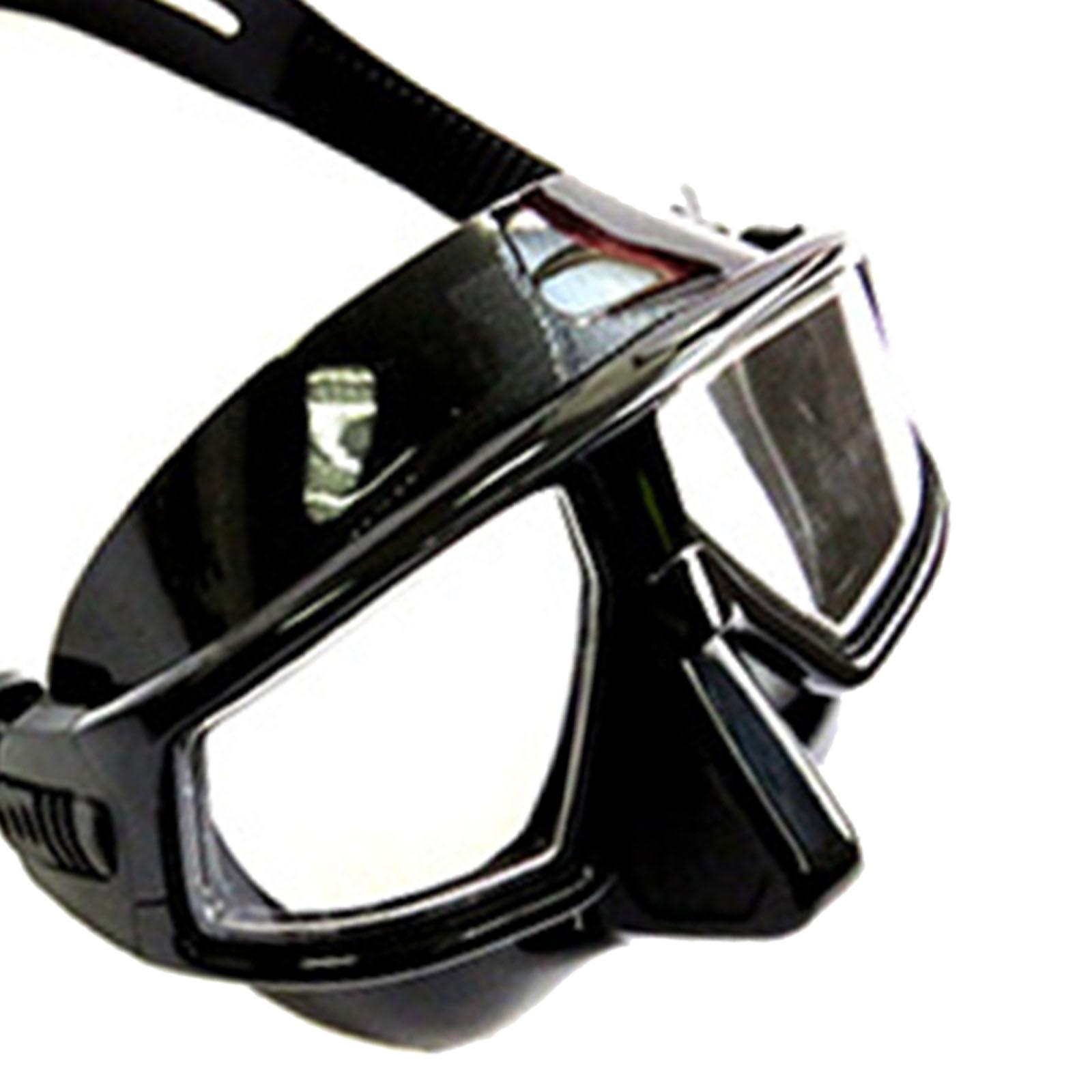 Dive Goggles Free Diving Goggles with Nose Cover Snorkel Goggles Panoramic Eyewear