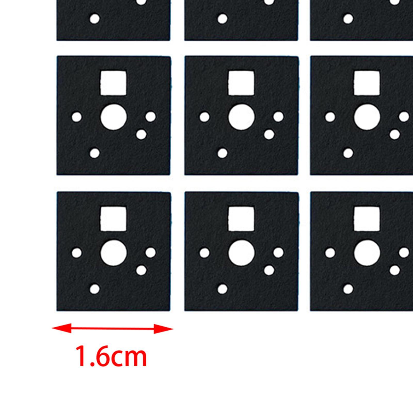 120Pcs Keyboard Switch Pads Shaft Lower Pad Stickers for Hot Swappable Soldering Keyboard