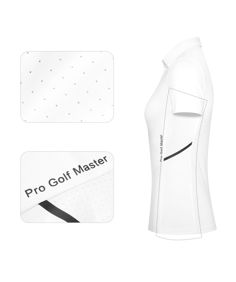 Cộc tay golf nữ cao cấp PGM YF561 - Mẫu áo mới được cập nhật, kiểu dáng hot nhất mùa hè này