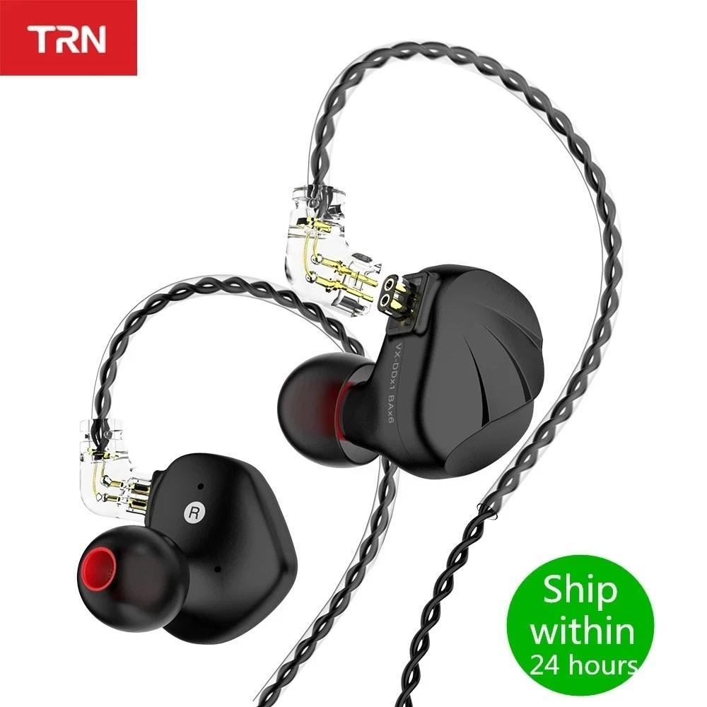 Tai nghe nhét tai TRN VX 1DD 6BA ZSX bằng kim loại