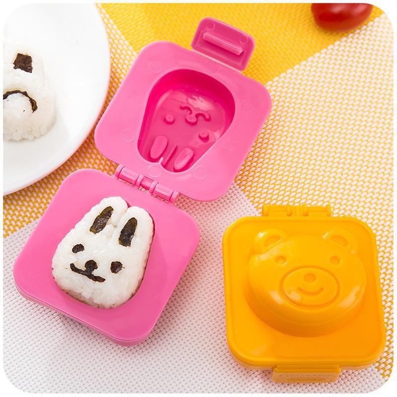 Khuôn làm bánh,Bộ 6 khuôn làm cơm, thạch cho bé