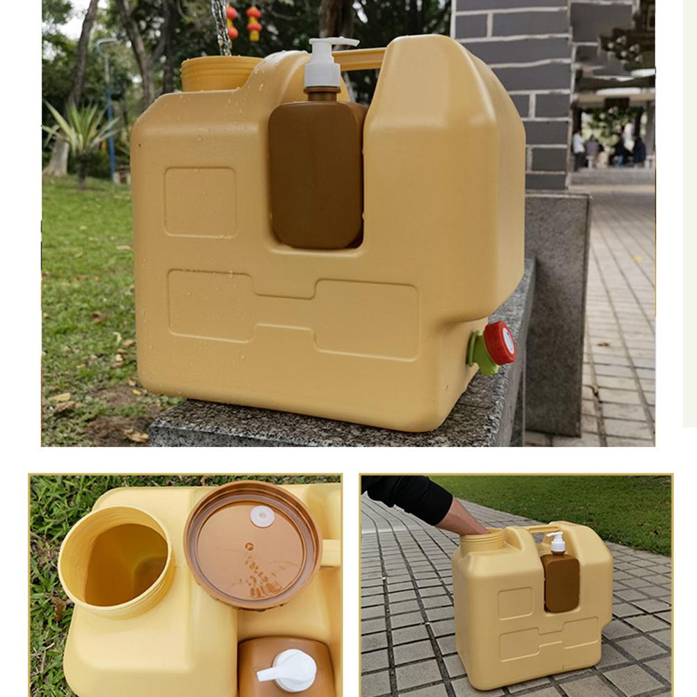 Thùng nước di động ngoài trời 20L dung tích lớn HDPE dùng để chứa nước cắm trại picnic ngoài trời