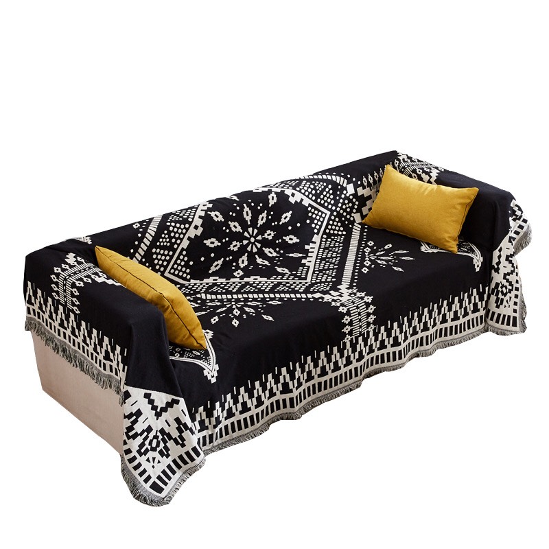 Thảm Sofa Trang Trí Phòng Khách họa tiết Bohemian 130x180cm