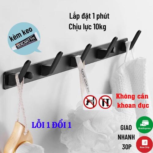 Móc Treo Quần Áo Gắn Tường Đa Năng Móc Quần Áo Inox Không Gỉ Moda.H