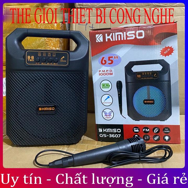 Loa bluetooth Karaoke KIMISO QS3607 thiết kế đẹp mắt, âm thanh đỉnh cao - Hàng chính hãng