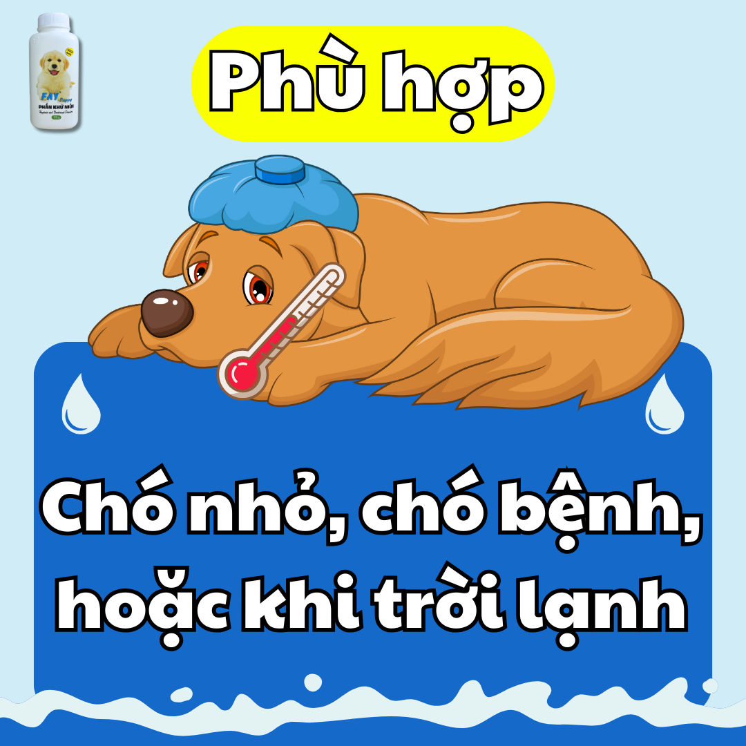 Phấn khử mùi FAY Puppy - 250g