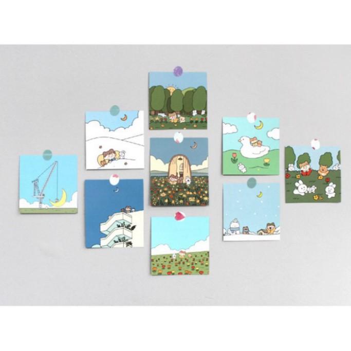 BỘ ẢNH POSTCARD nhiều hình, ảnh giấy trang trí dán tường decor nhà cửa