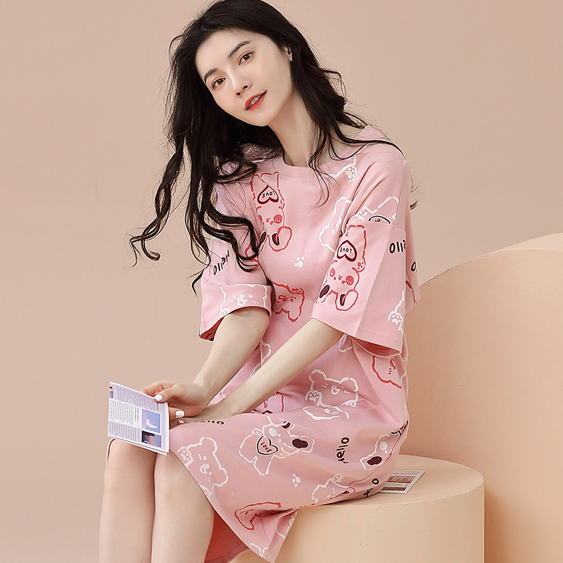Váy mặc nhà cotton 8816