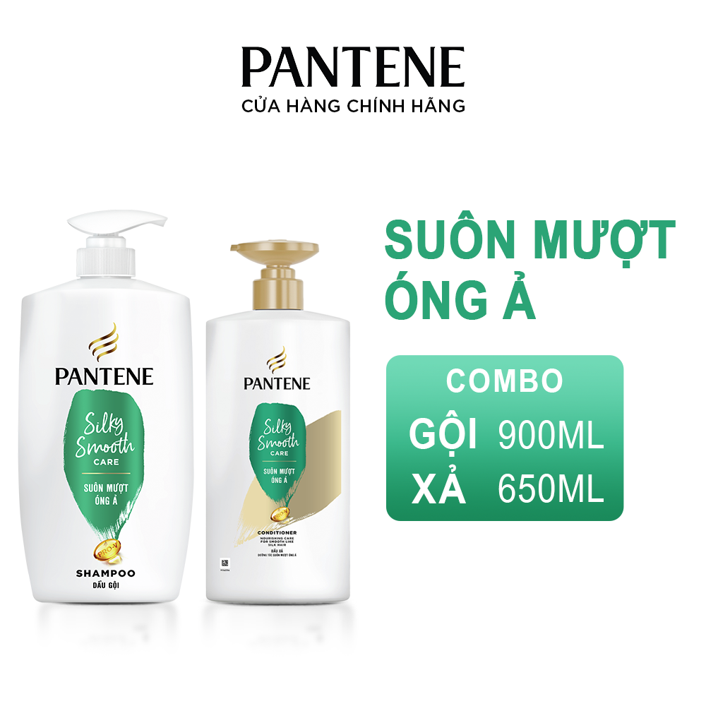 Combo Dầu Gội 900ml - Dầu Xả 650ml PANTENE Nhiều Mùi Hương