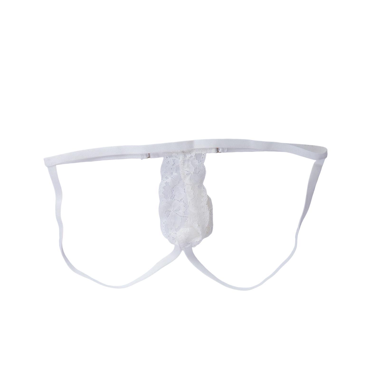 Men T Back Elastic Low Waist Lingerie Panties Jockstrap Underpants