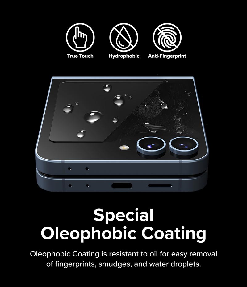 Bộ 2 Miếng Dán cường lực Ringke cho Samsung Galaxy Z Flip 6 RINGKE Cover Display Tempered Glass (Màn hình ngoài)_ Hàng chính hãng