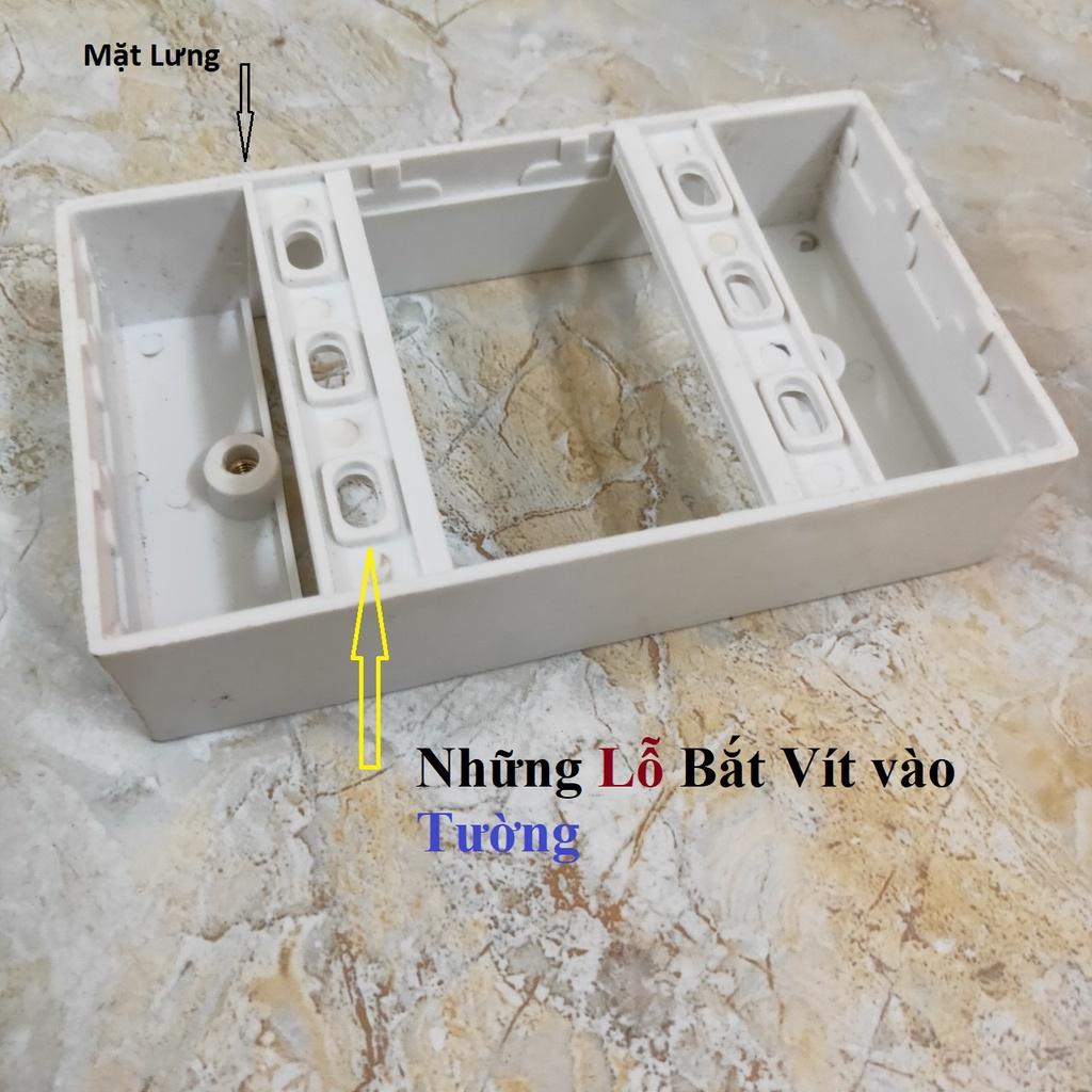 Đế Nổi Ổ điện vít tường loại Đơn Chống Cháy