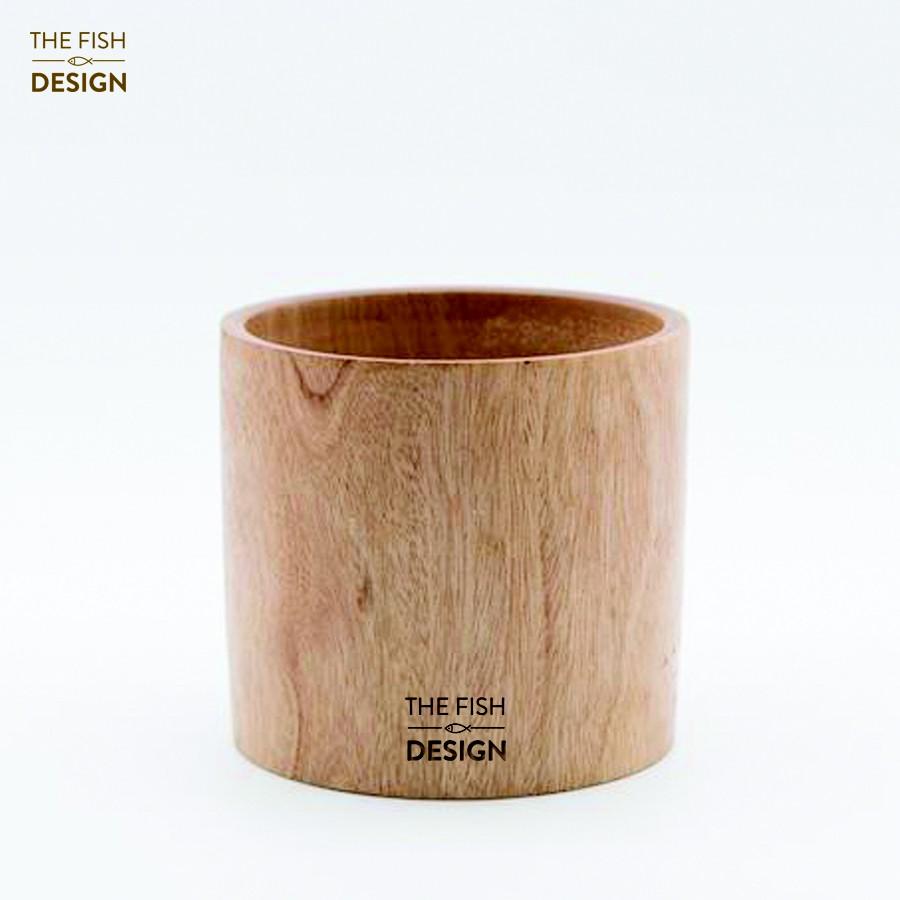 CHẬU GỖ TRỤ TRÒN | THE FISH DESIGN