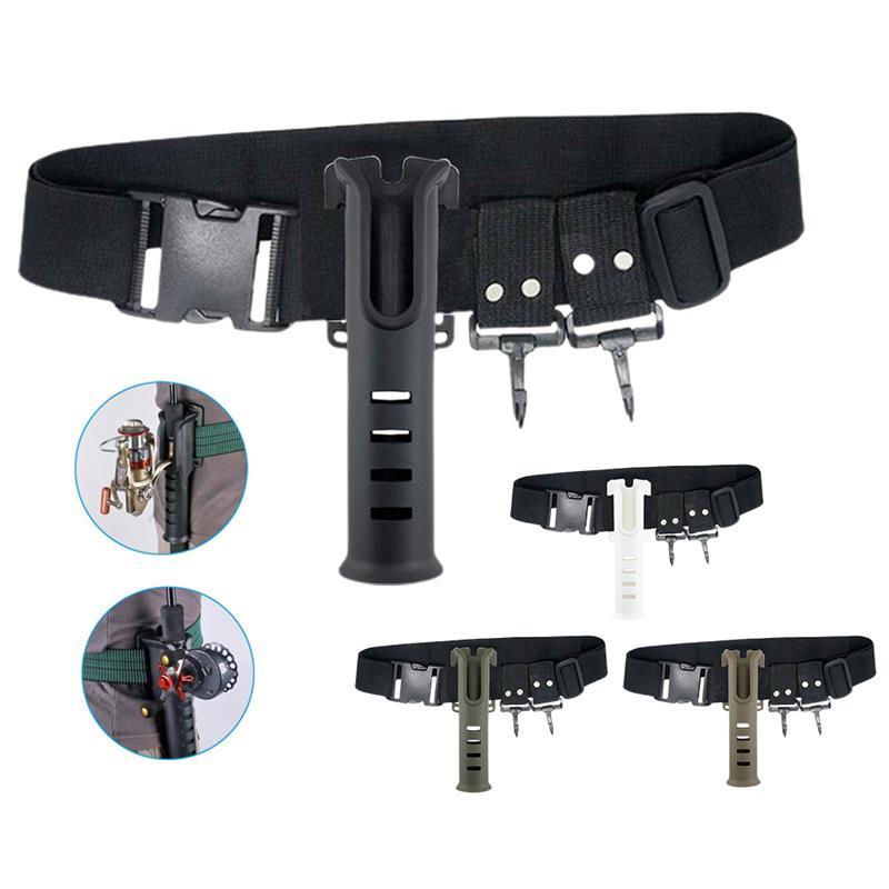 Adjustable Waist Belt Fishing Supplies Fishing Rod Belly Support Stand Up Pole Holder Inserter For Boat Sea Fishing Accessories