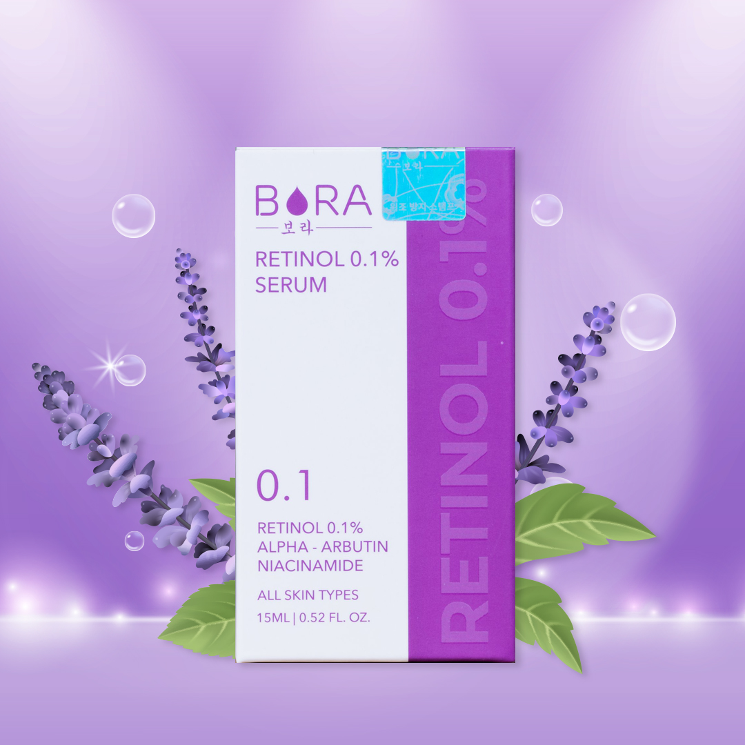 Serum trắng da, nâng cơ và ngăn ngừa lão hóa Bora Retinol 0.1% chai 15ml