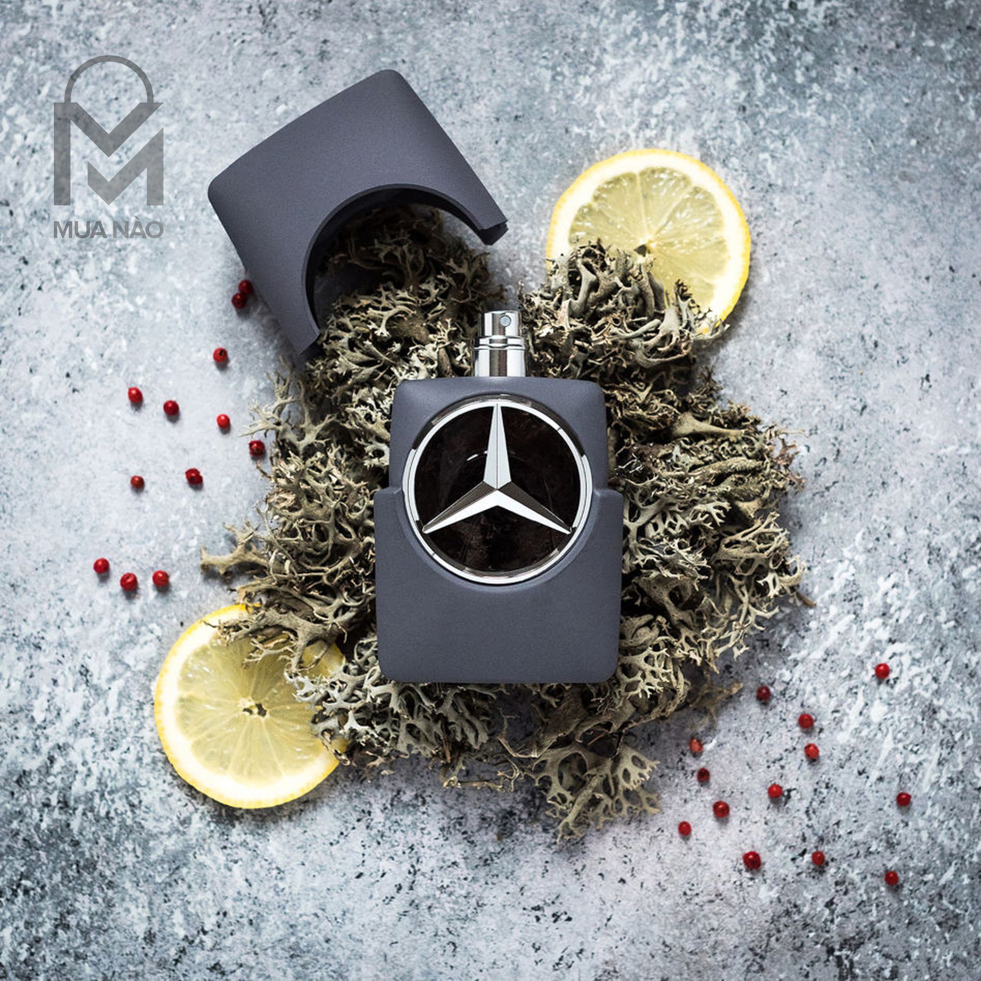 Nước hoa Mercedes Benz Man Grey 100ml - Nước hoa Nam thơm lâu hãng Mercedes-Benz