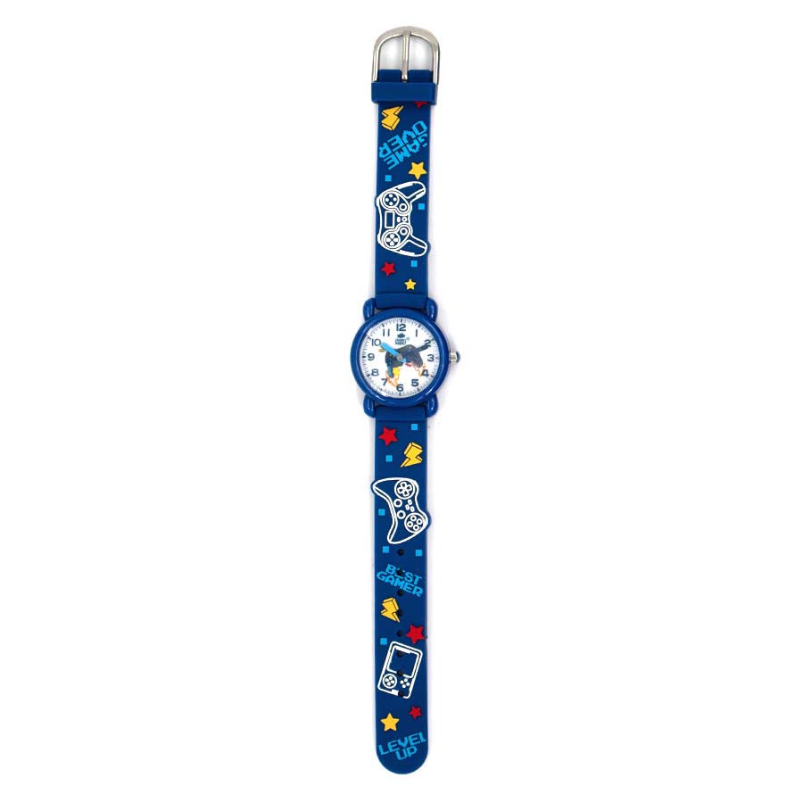 Đồng Hồ Trẻ Em Clever Watch - Game News Xanh Clever Hippo WB012/BLUE