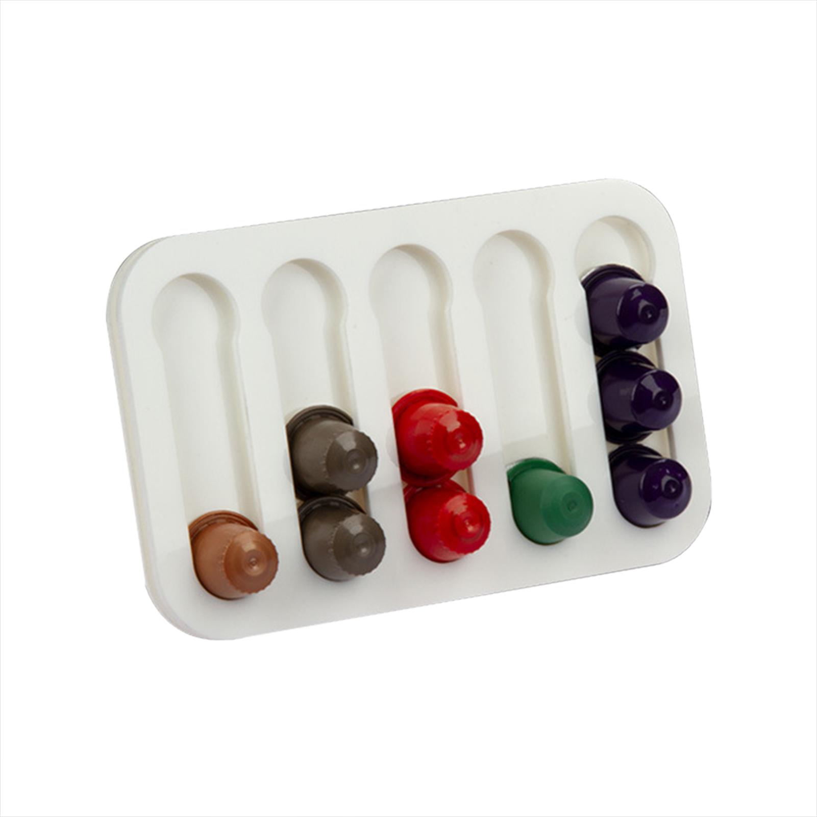 Hộp đựng cà phê Capsule Rack chứa 8 viên, treo tường, lưu trữ cho nhà hàng khách sạn