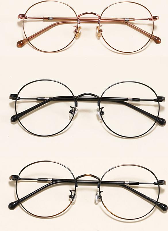 KÍNH MẮT TRÒN NOBITA GIẢ CẬN CHO NAM VÀ NỮ CÓ TRANG BỊ MẮT CẬN XU HƯỚNG HIỆN ĐẠI - ĐEN MỜ