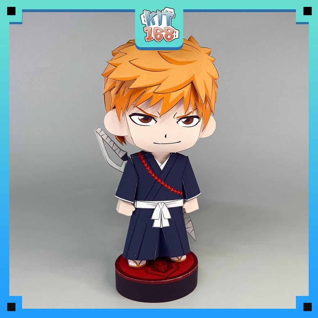 Mô hình giấy Anime Game Chibi Ichigo + kit hộp trang trí