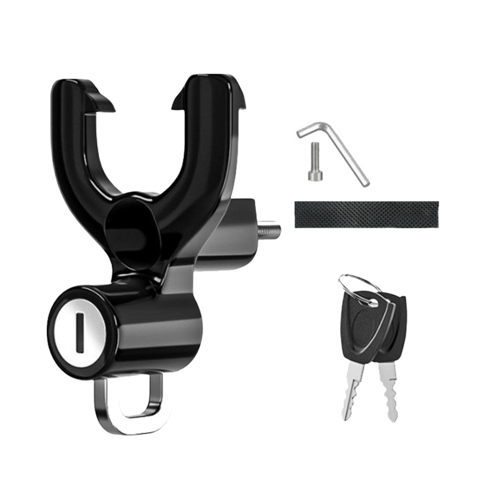 Motorcycle Lock Hook Waterproof Anti Rust Easy Installation Universal