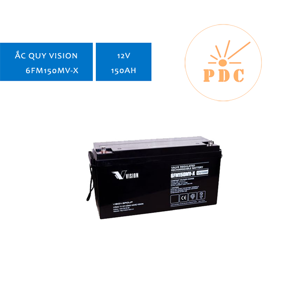 Ắc quy vision 6FM150MV-X 12V-150Ah - (PDC-TECH)